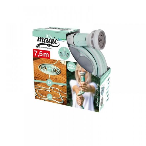 Έξυπνο λάστιχο 1/2'' σετ κιτ Idro Easy Magic Soft μήκος σωλήνα 7,5 m