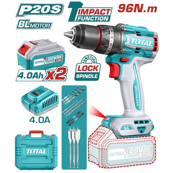 set-drapanokatsabido-kroystiko-96nm-20v-me-2-mpataries-4ah-fortisti-balitsa-and-trypania-total-tidli20968e