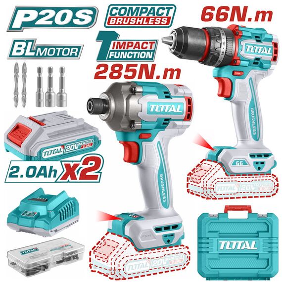 set-drapanokatsabido-kroystiko-and-palmiko-katsabidi-20v-me-2-mpataries-2ah-fortisti-me-47-eksartimata-se-balitsa-total-tckli20277e