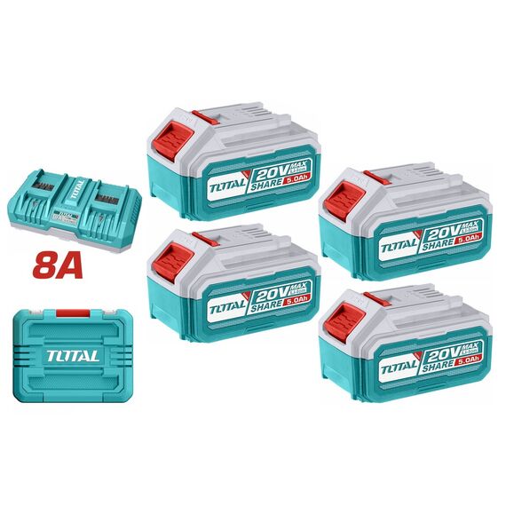 set-4-mpataries-20v-5-0ah-lithioy-and-diplos-takhyfortistis-total-tfbcli20285e
