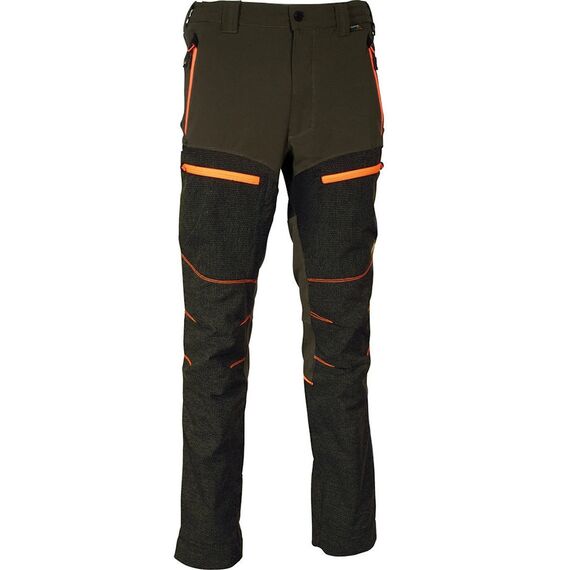 kynigetiko-panteloni-elastiko-4-way-stretch-ydroapothitiko-clay-brown-black-orange-kreien-cofra