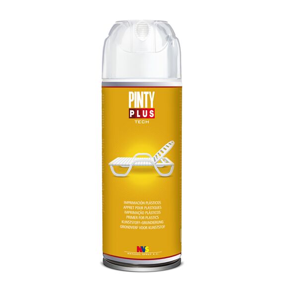 Άχρωμο σπρέι αστάρι για πλαστικά Pintyplus tech Plastic 400ml.
