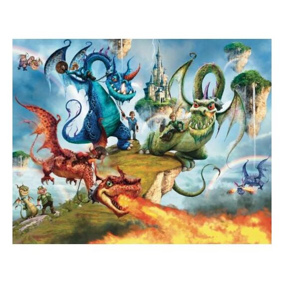 Ταπετσαρία Knights & Dragons Ιππότες και δράκοι