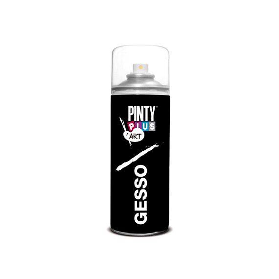 Σπρέι gesso αστάρι ματ Pintyplus Art 400ml.