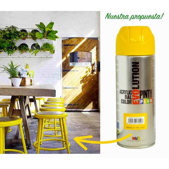 Σπρέι ακρυλικό χρωματιστό Pintyplus Evolution 400ml