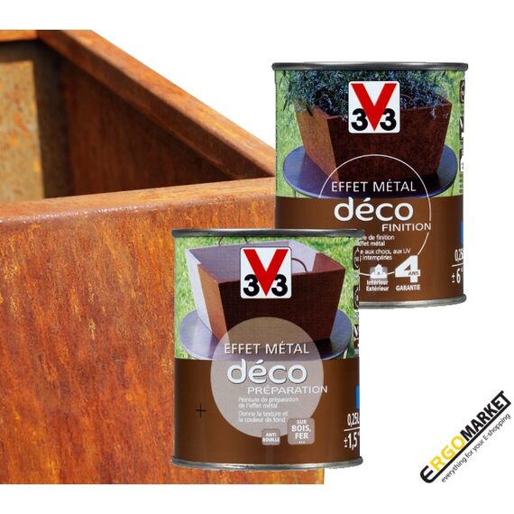 Εφέ πατίνας μετάλλου DECO METAL EFFECT 1+1