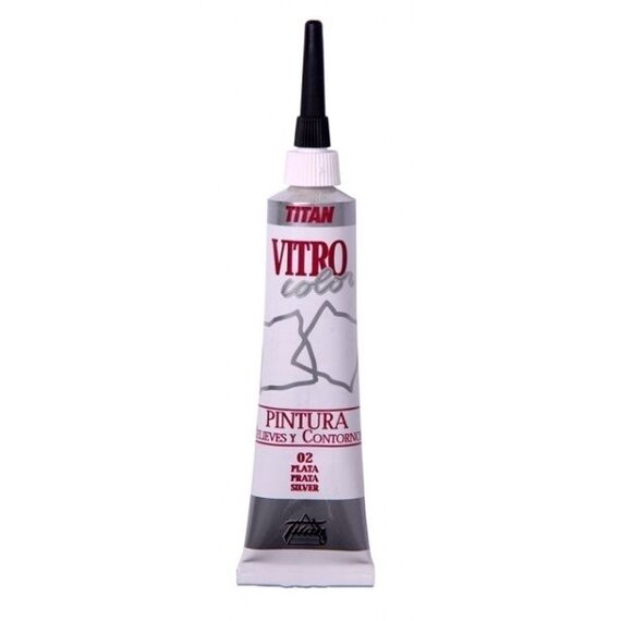 Χρώματα Περιγράμματος για βιτρώ Vitro Color Relieves TITAN 20ml