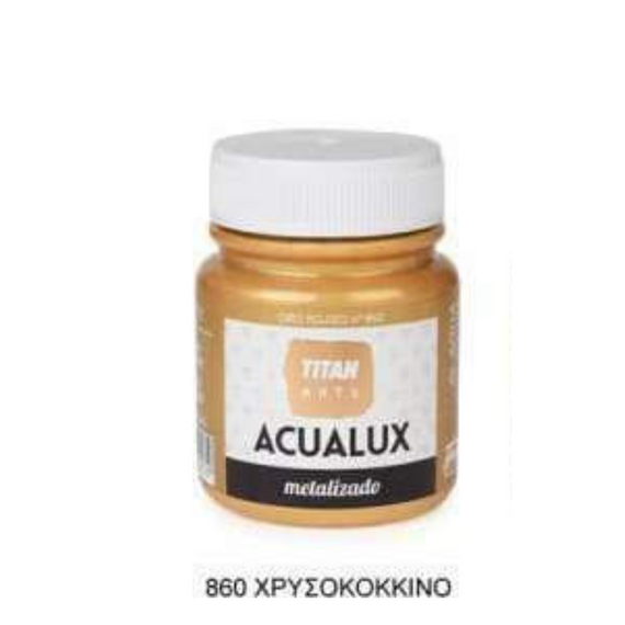 Μεταλλικό χρώμα νερού παλιό χρυσό Acualux Metalizado Titan 75ml