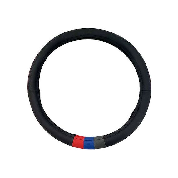 kalymma-timonioy-aytokinitoy-tricolore-m-sport-diametroy-37-39ek.-apo-dermatini-mayro-me-mayri-rafi