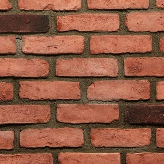 Τούβλο Brick επένδυσης εσωτερικού και εξωτερικού χώρου Red19.6x6.5cm HELLAS STONES (1 m2.)