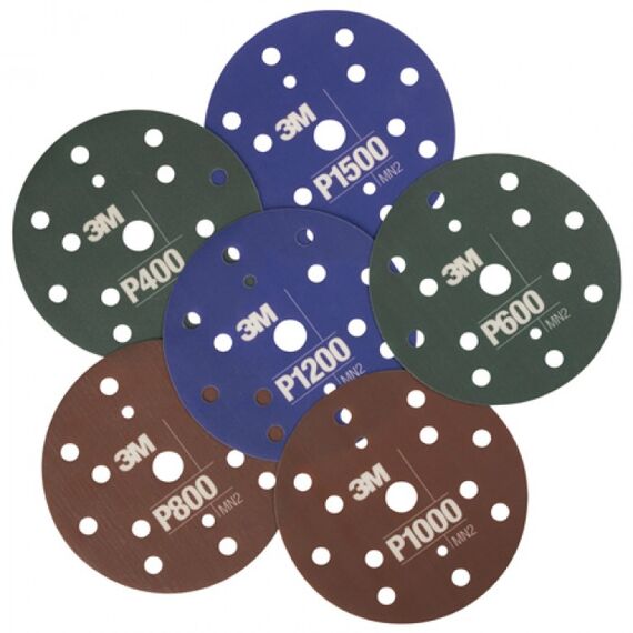 3M Εύκαμπτος δίσκος λείανσης Hookit 150mm P1000 34423