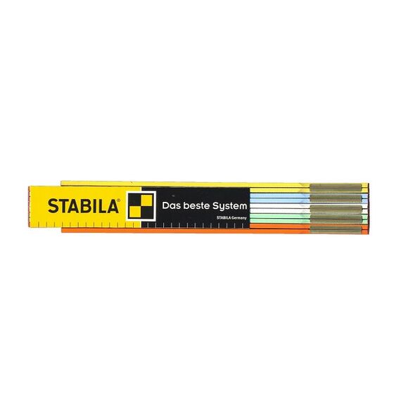 Μέτρο ξύλινο σπαστό Stabila Serie 600 2m