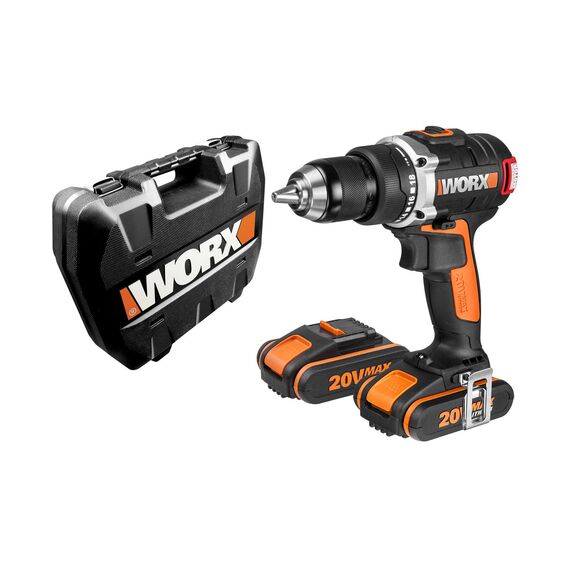 WX175 Δραπανοκατσάβιδο με 2 μπαταρίες 20V λιθίου Worx