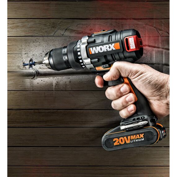 WX175 Δραπανοκατσάβιδο με 2 μπαταρίες 20V λιθίου Worx