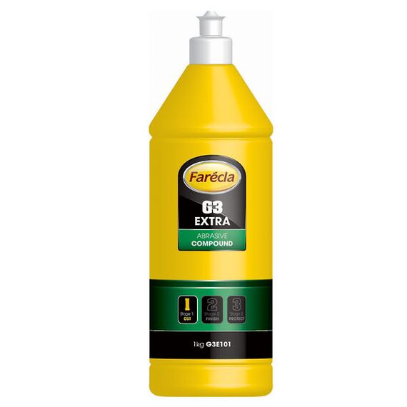 G3 Extra Plus αλοιφή λείανσης + σφουγγάρι γυαλίσματος GMC624 Farecla 1kg