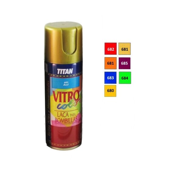 Σπρέι Βιτρώ Χρώματα Vitro Color Titan 200ml