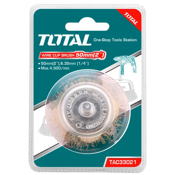 Συρματόβουρτσα δράπανου 75mm TAC33031 Total