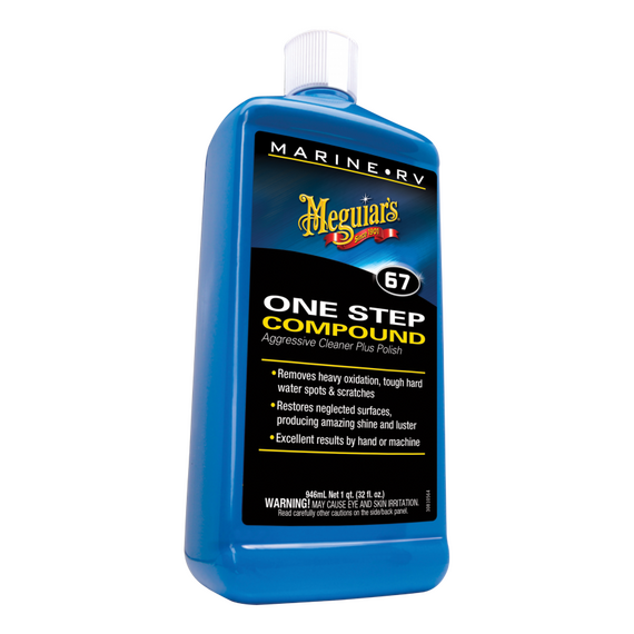 Καθαριστική & γυαλιστική αλοιφή Meguiars Marine One Step Compound