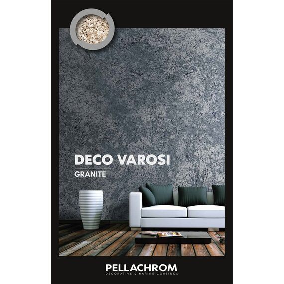 Deco Varosi Granite τεχνοτροπία τοίχου με ανάγλυφο τελείωμα 1L
