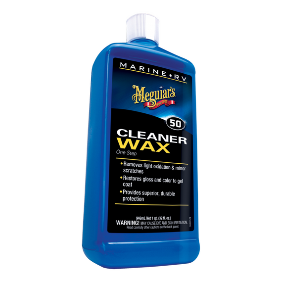 Καθαριστικό υγρό κερί σκαφών Meguiars Marine One Step ​Cleaner Wax