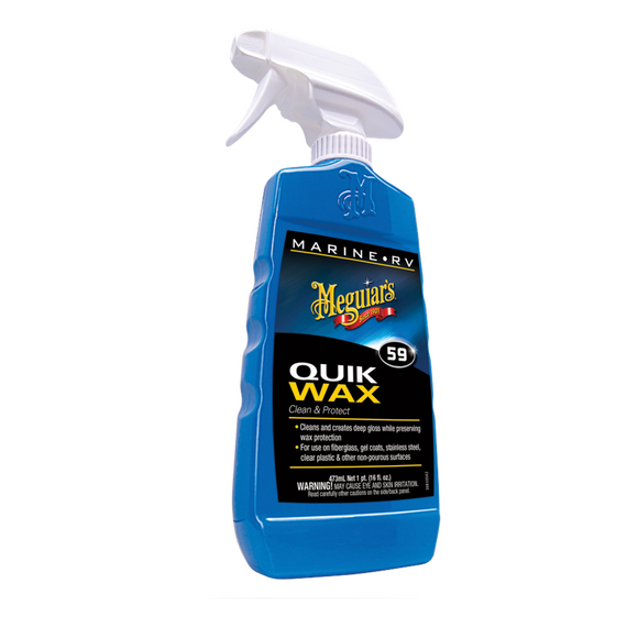 Κερί σε σπρέι Meguiar's Marine Quik Wax Clean & Protecct M5916 473ml