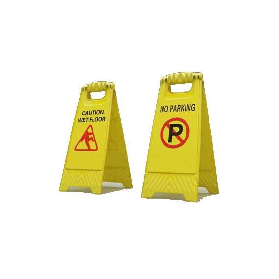 wet floor -no parking