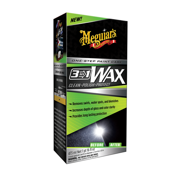 Κερί αυτοκινήτου 3-in-1 Wax G191016 Meguiar's 473ml