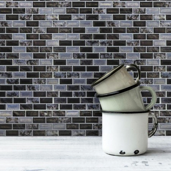 Αυτοκόλλητα πλακάκια τοίχου marble tile εσωτερικού χώρου σε σχέδιο πέτρας