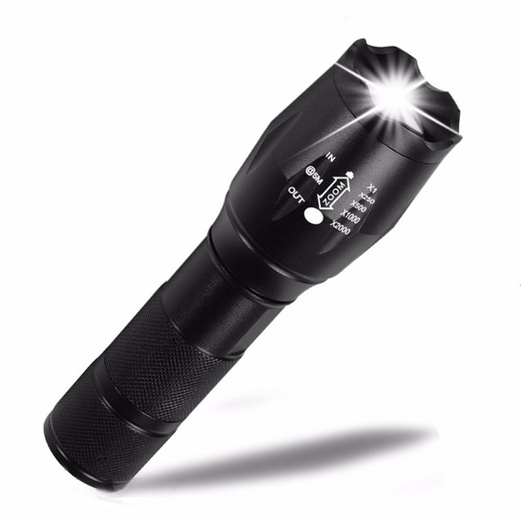 Φακός LED 10W T6 zoom flash light