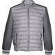 Μπουφάν nylon με fleece, Μαύρο-Γκρι Fageo 515