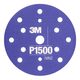 3M Εύκαμπτο φύλλο λείανσης χειρός Hookit 140 x 172 mm P1500 343433M Εύκαμπτος δίσκος λείανσης Hookit 150 mm P1500